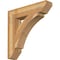 Ekena Millwork Thorton Slat Rough Sawn Bracket, Western Red Cedar, 6"W x 30"D x 30"H BKT06X30X30THR06RWR - alternate 1